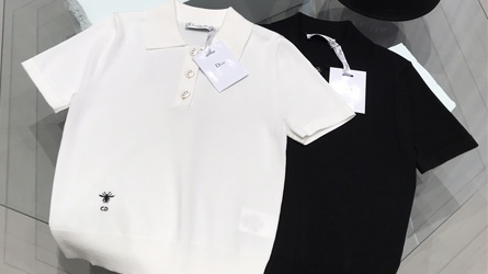 
				Dior - Knitted short-sleeved shirt
				Clothes